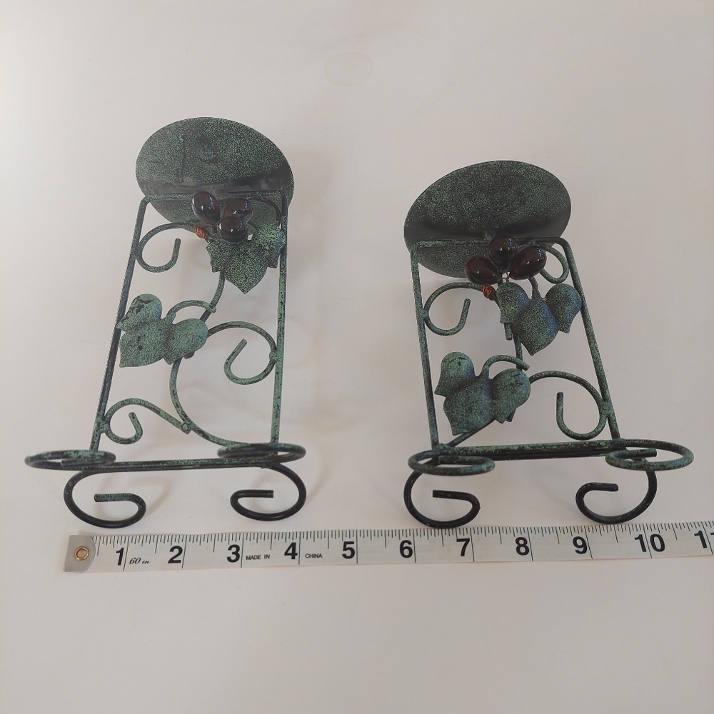 โจ๏ธLiteTyme 2 piece grape candleholder set - Picture 8 of 10